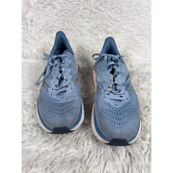 HOKA Arahi 5 Running Shoes Womens Size 9.5 Blue Pink Stability Support J-Frame - Picture 1 of 14